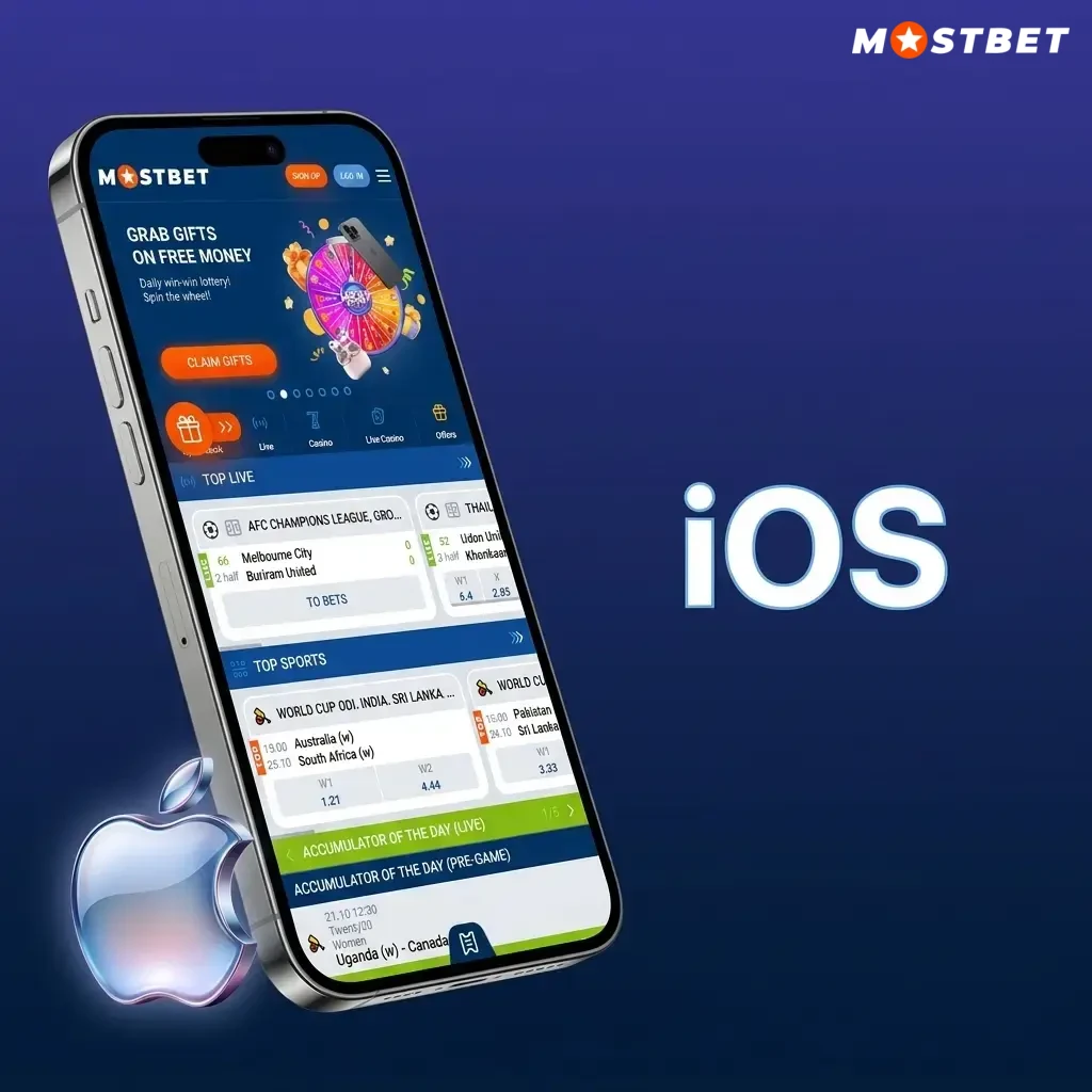 Mostbet iOS app download guide for iPhone and iPad running iOS 12.0 or later via Apple App Store